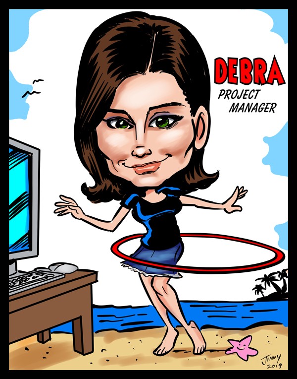 Cartoon of Debra