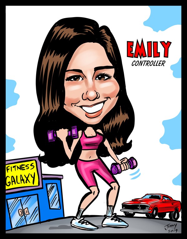 Cartoon of Emily