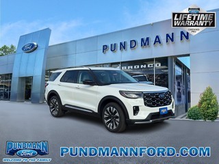 Ford vehicle image overlay applied to a high-resolution dealership photo for Pundmann Ford in St. Charles, MO.